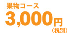 3,000円（税込3,150円）