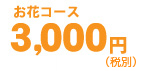 3,000円（税込3,150円）